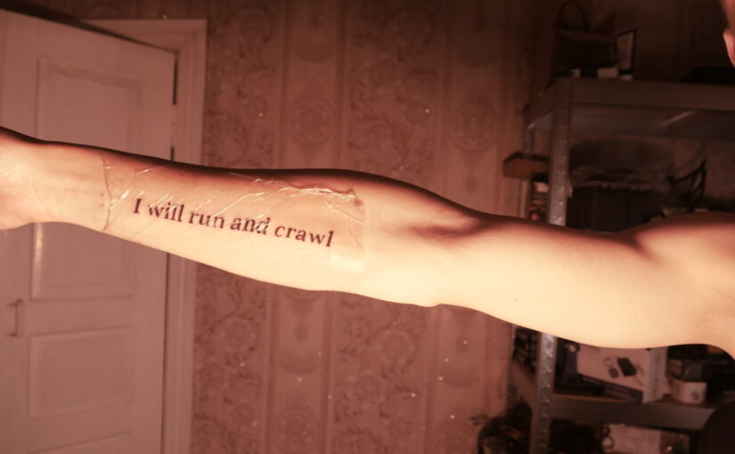 I will run and crawl i’ll be standng tall